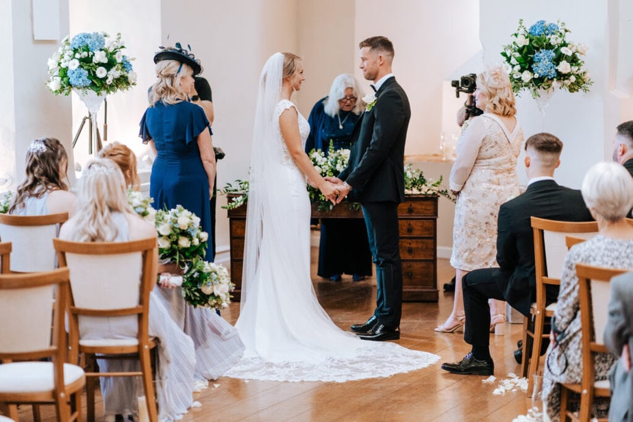 Farnham Castle Wedding | Indoor Ceremony | Surrey Wedding Photographer