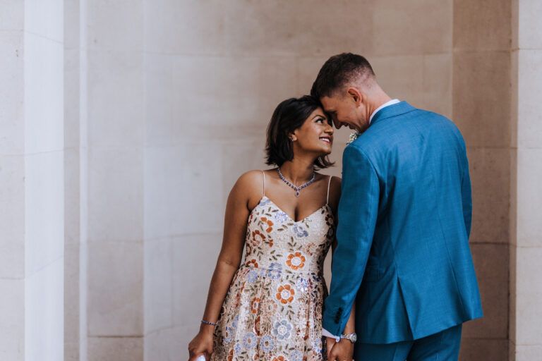 An intimate wedding at the Old Marylebone Town Hall