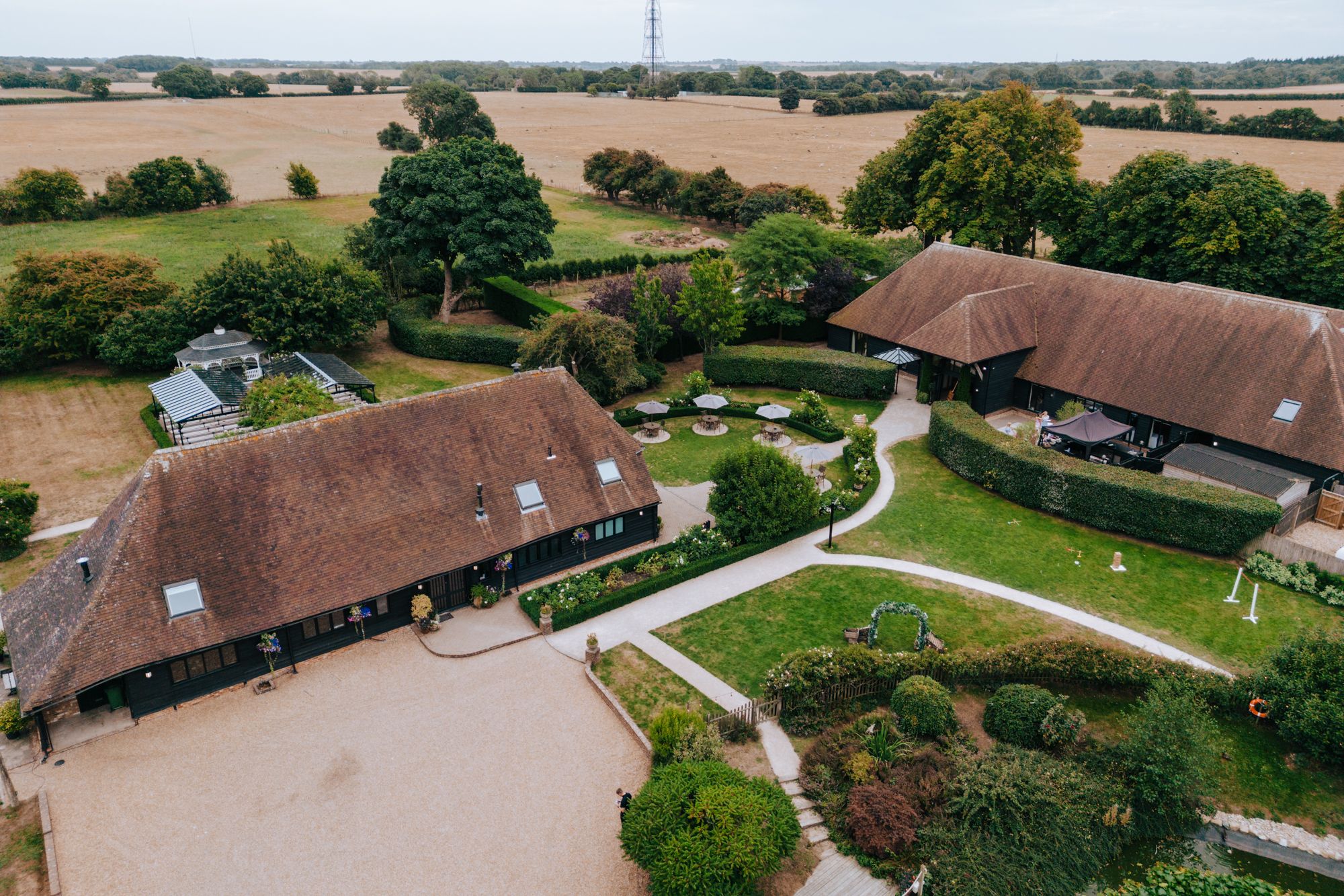 Old Kent Barn wedding venue in Kent