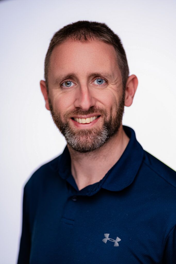 Clean background studio-style headshot in Brighton