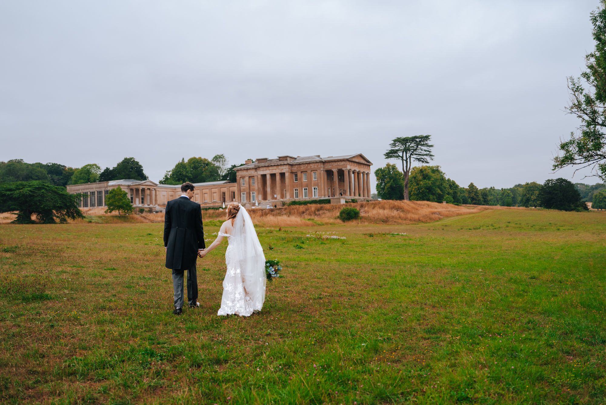 The Mansion Front and Portico at The Grange Hampshire