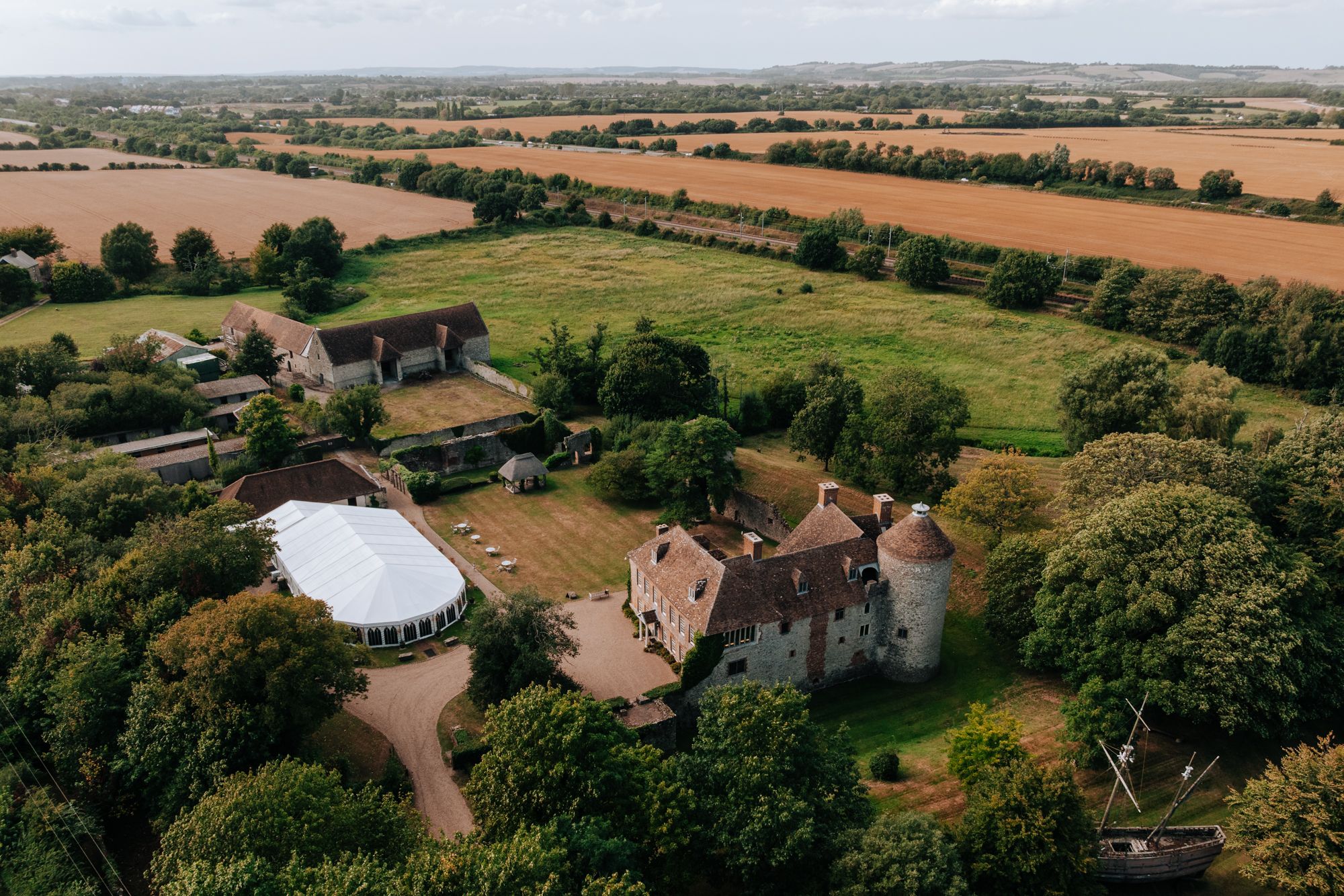Westenhanger Castle wedding venue in Kent